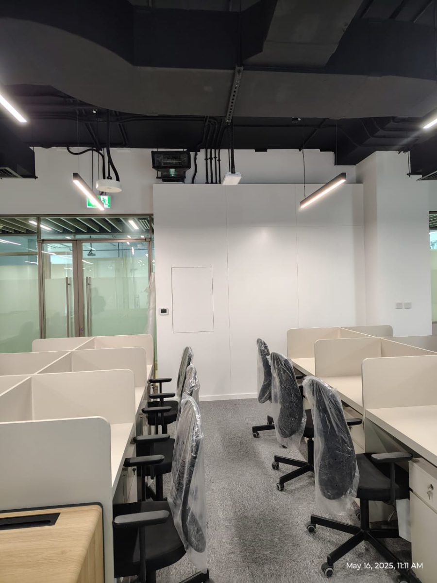 Turnkey corporate fit-out detail 2 at Expo 2020 Business Hub Dubai