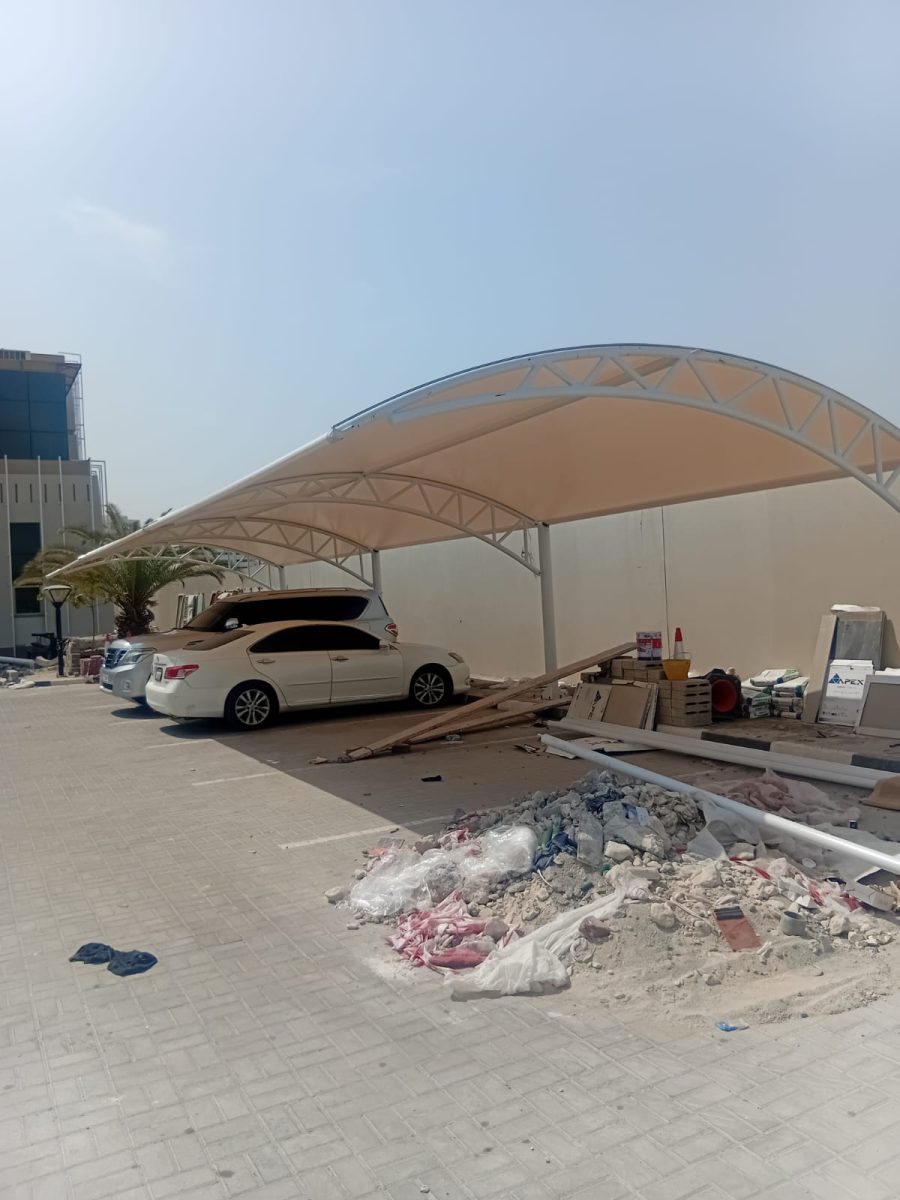 Tensile canopy civil and structural engineering detail 6 at ICP facility