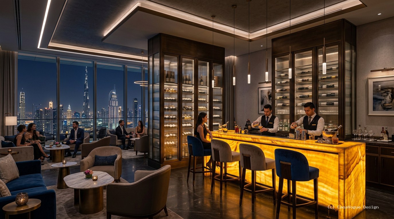 Hotel Sky Lounge & Executive Cocktail Bar Fit-Out Dubai