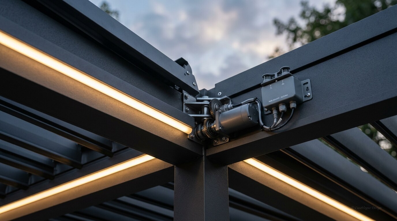 Motorized Sun-Tracking Louvers in Dubai